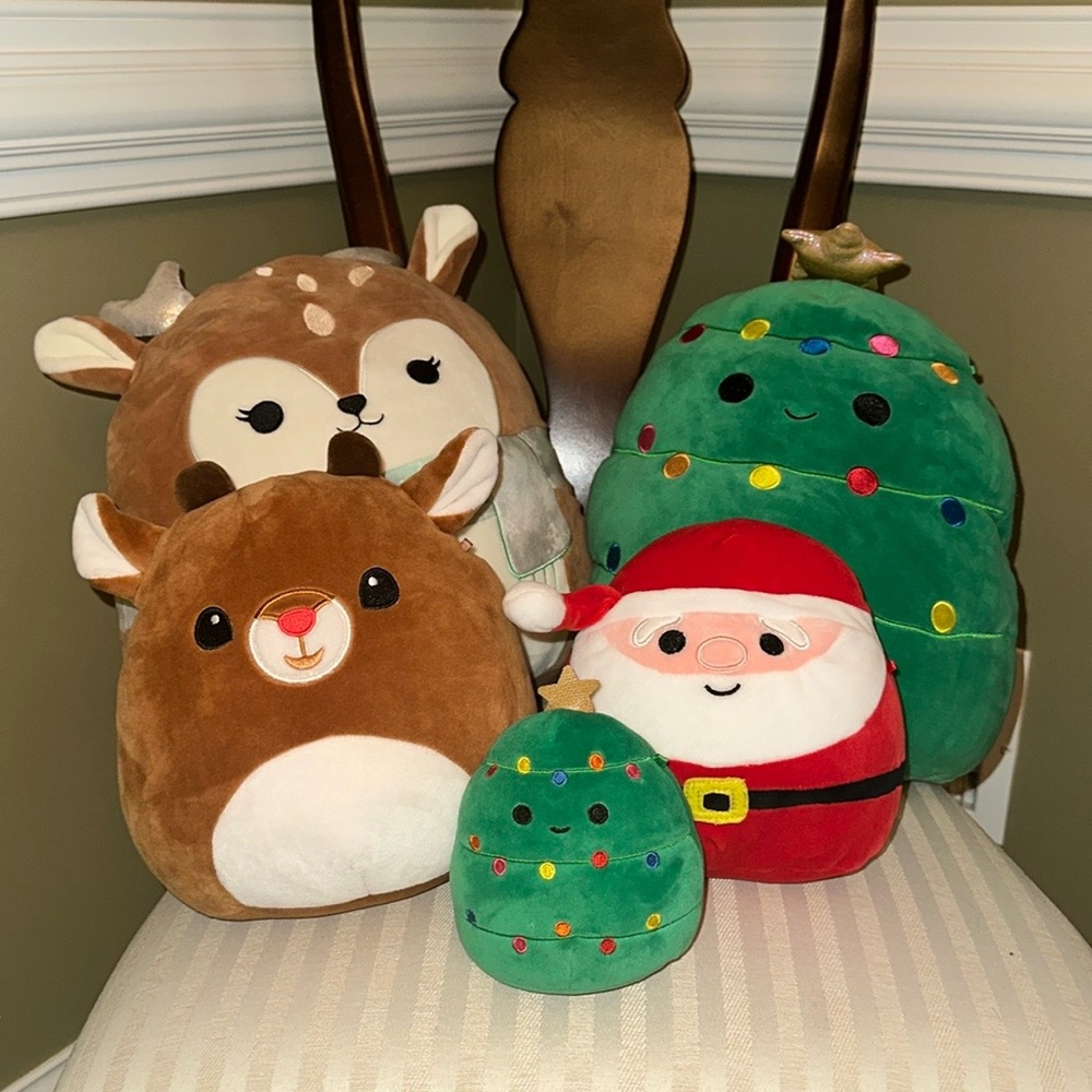 Squishmallow Christmas Bundle of 5